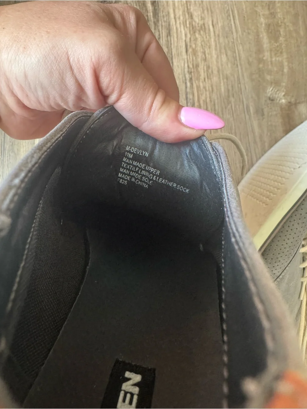 Steve Madden Gray Perforated Chukka Boots with White Laces
